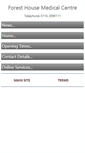 Mobile Screenshot of foresthousemedicalcentre.co.uk
